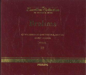 CD KURT MASUR - Brahms 22 MP122 PHILIPS Japan Classical Used