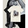Sabrina Carpenter Print T-Shirt Unisex Men Women Vintage Oversized Tee Cotton Streetwear Loose Short Sleeve Female Male Clothing