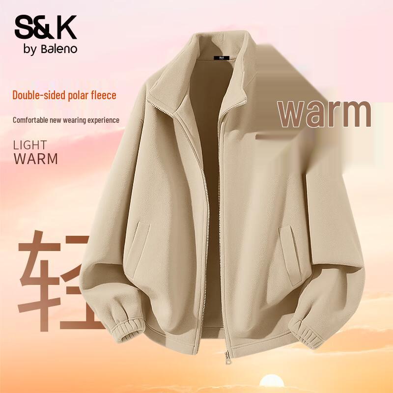 Baleno Men's Heavyweight Double-Sided Fleece Lined Winter Jacket