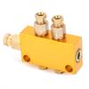 TKType Lubrication System 6Mm Inlet Piston Distributor Durable Divider Valve  Industrial Machinery