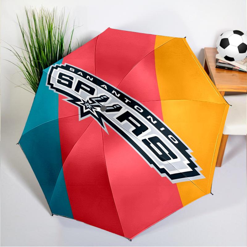 San Antonio Logo Umbrella 8-Frame for Travel, Camping, Casual Lightweight Portable Umbrella, Essential for Every Family Holidays Gift