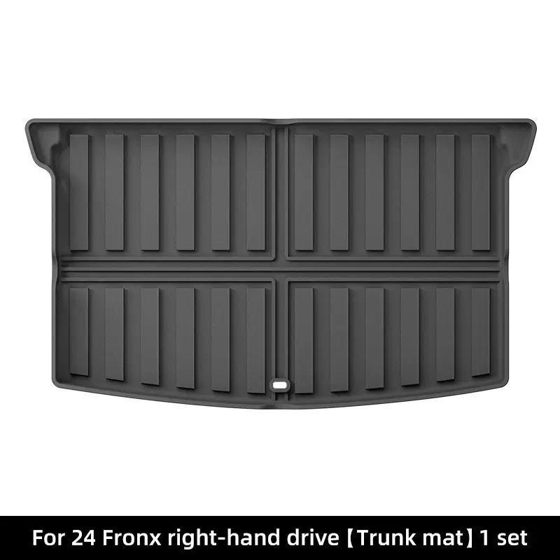 For Suzuki Fronx 2024-2025 Car Rear Trunk Mat Cargo Liner TPE All Weather Trunk Carpet Anti-Scratch Protector Mat Auto Foot Pads