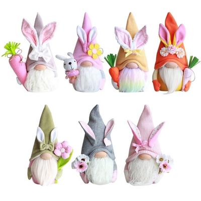 1pc Easter Cute Faceless Bunny Decorations Gnome Rabbit Doll Hanging Ornaments Easter Party Home Decoration Bunny Kids Gifts
