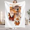 Hollow Knight Blanket Cartoon Game Printed Flannel Blanket for Home Living Room Bedroom Decor New Year Christmas Gift for Fans