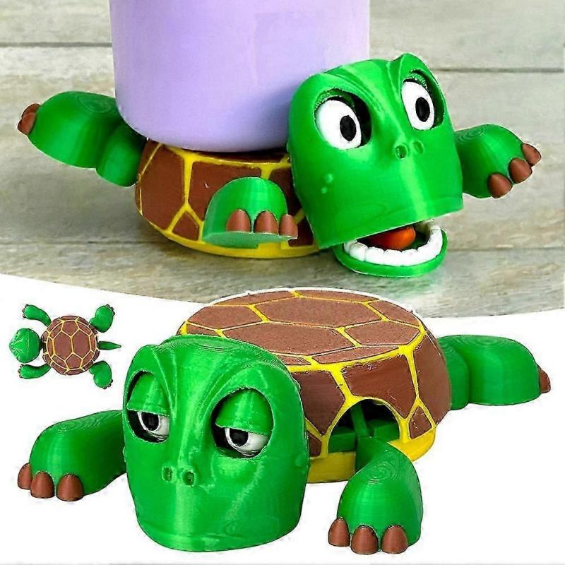 3d Print Turtles Coaster Funny Animal Cup Holder Anti Heat Resistant Decorative Place Mats for Office Desk