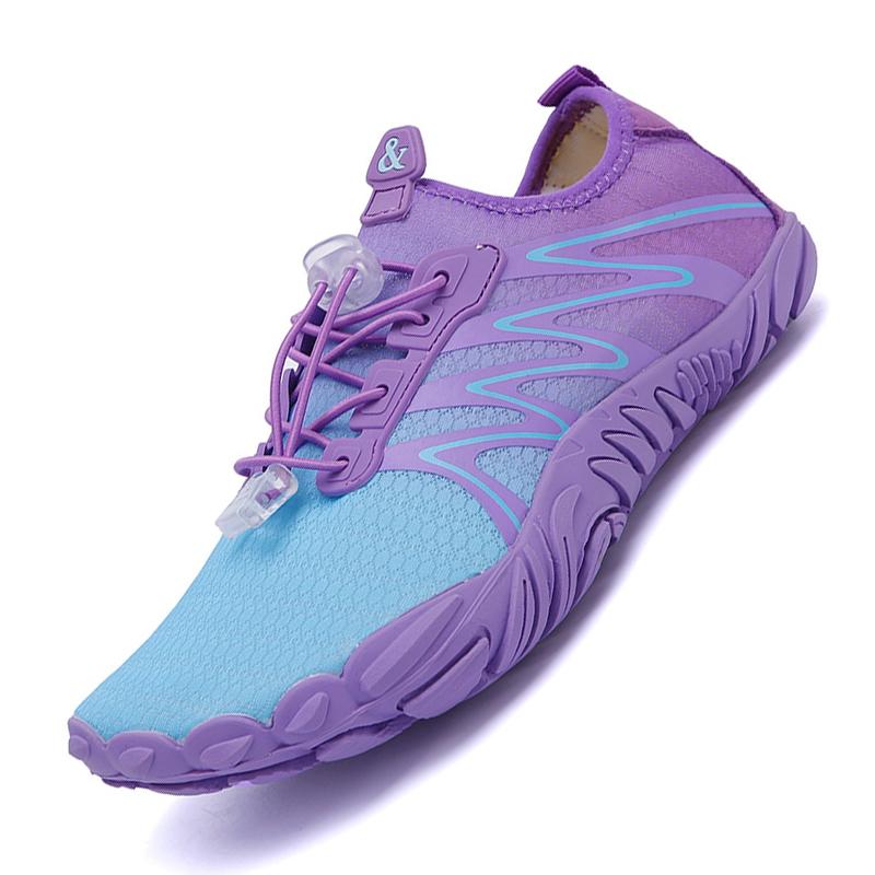 Schnelltrocknende Wassersportschuhe Rutschfeste Aquasocken Sneaker Leichte Strandwatschel-Schwimmfußbekleidung für Damen Herren