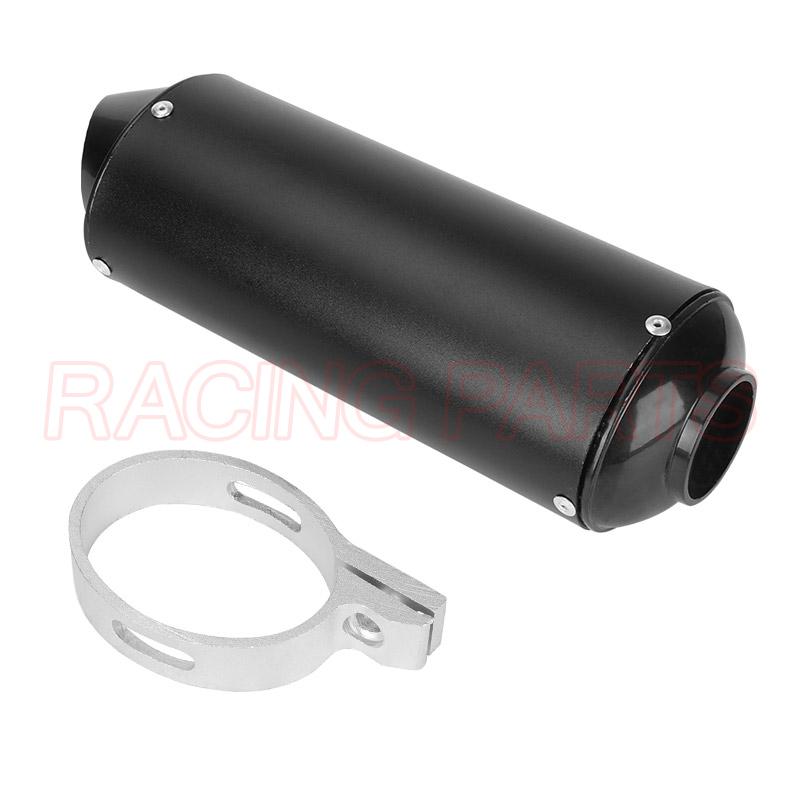 28MM 32MM 38MM Motorcycle Exhaust Muffler Escape Moto Tailpipe For 110 125 150CC Dirt Pit Bike ATV KAWASAKI 32mm black