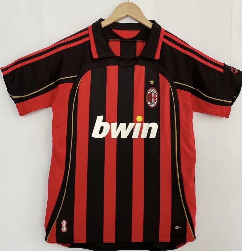 Retro Football Jersey Old Collection Club Manchester United, Real Madrid AC Short-sleeved Long-sleeved Football Uniform Can Be Printed