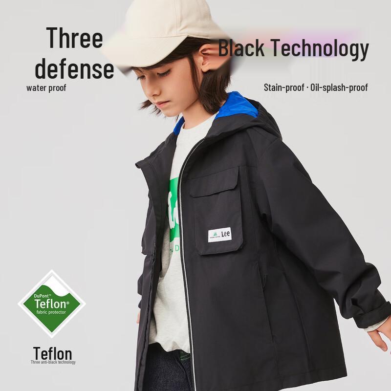 LeeKids Kids  Casual 3-Proof Hooded Jacket 140