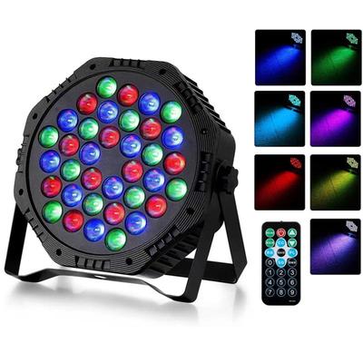 Bühnenbeleuchtung: 7-Farben-Sound-Control LED-Par-Scheinwerfer mit 36/18 LEDs für Hochzeiten & Veranstaltungen