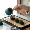 ZhuiJia Japanese Travel Kung Fu Ceramic Tea Set