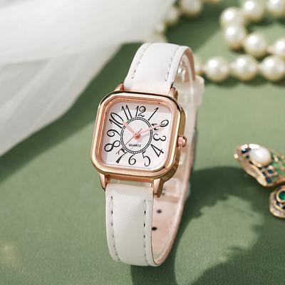 Watch for Women Fashion Rectangle Quartz Wrist Watch for Women Casual Brand Roman Dial Ladies Watches Clock