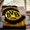 Borussia Dortmund Blanket Outdoor Flannel Blanket for Camping, Hiking, Garden Parties, Picnic Essentials,gift for Family and Friends