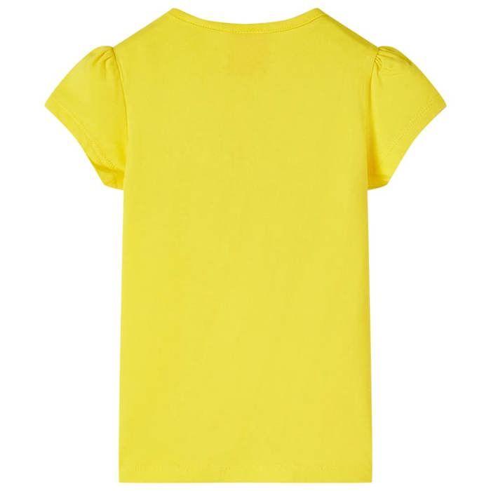T-shirt pour enfants jaune 92/104/116/128/140