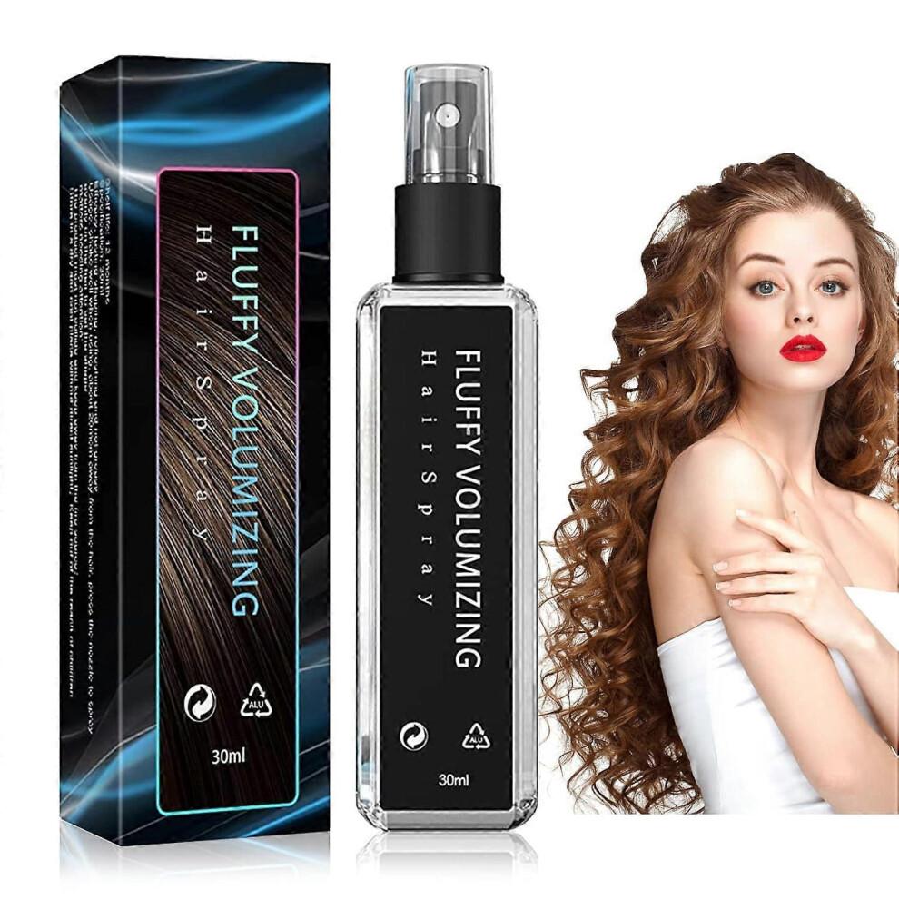 30ml Fluffy Volumizing Hair Spray, Extra-Volume Magic Spray, Instant Volumizing with Non-Greasy & Non-Sticky, Long-lasting Bright