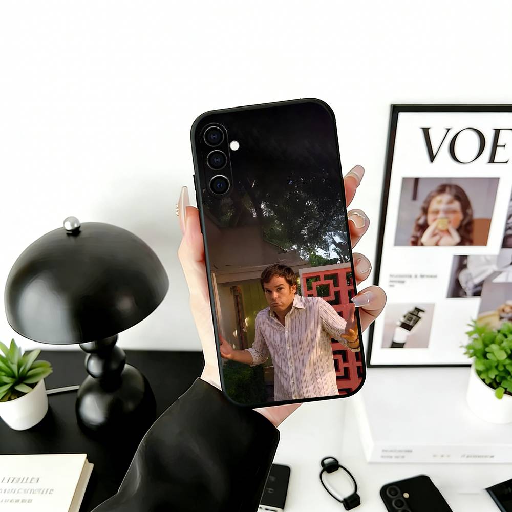 Movie D-Dexter M-Morgan Phone Case Black Silicone Soft For Samsung Galaxy A73,A72,A71,A70,A53,A52,A51