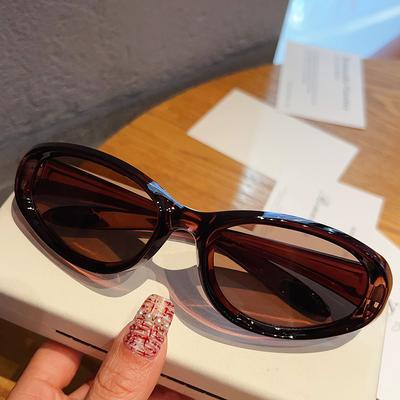 Y2K Vintage Cat Eye Sunglasses Women Men Luxury Designer Punk Hip Hop Eyewear Outdoor Sport Goggle UV Protection