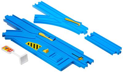 TAKARA TOMY Plarail Automatic Turnout Rail 1 Turnout Rail and 1 Straight (Includes (L) 1/2 Rail) R-19