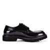 Men's Spring & Autumn British Style Patent Leather Slip-On Shoes for Business & Wedding