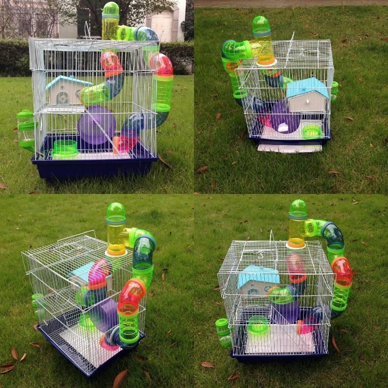 Bird Cage For Small Birds With Metal Construction And Luxurious Villa Design For Home Use