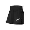 Li Ning Running Series Solid Color Quick-Dry Breathable Reflective Casual Shorts Men Shorts Black AKSS003-1