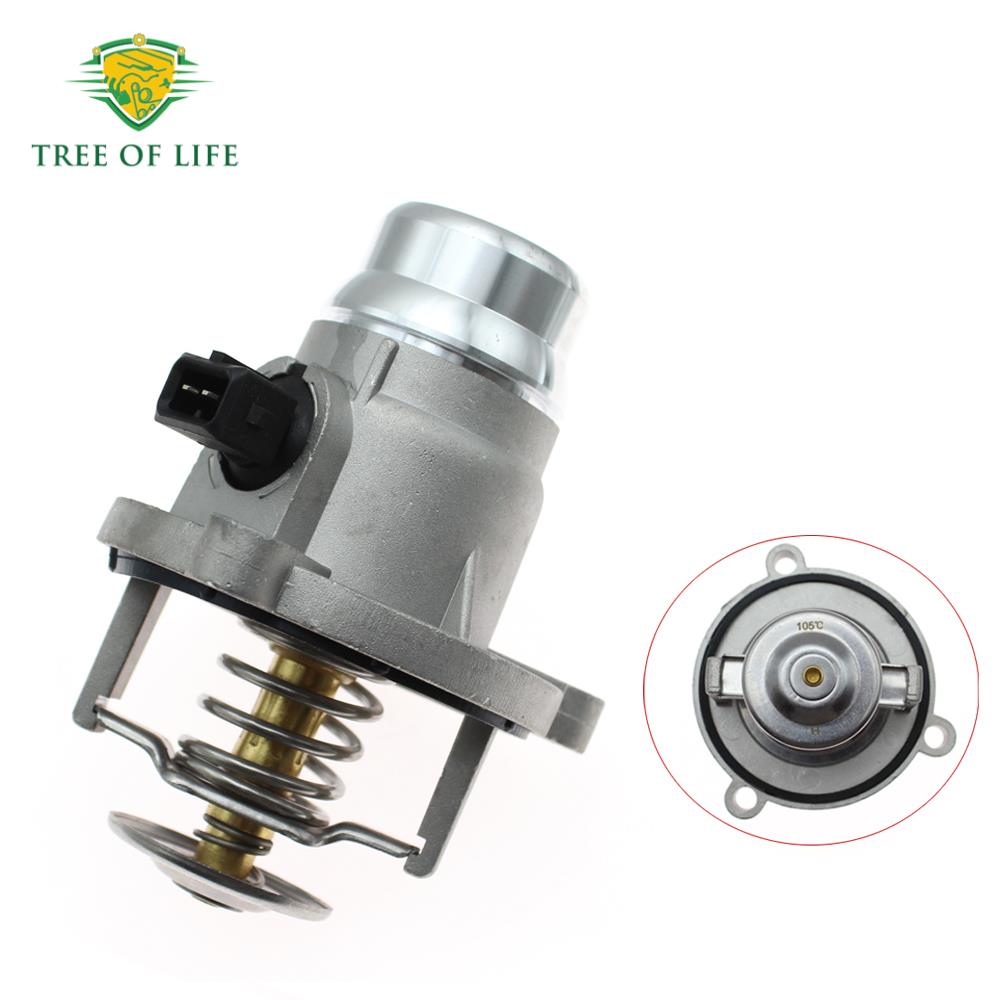 11537502779 Engine Coolant Thermostat For BMW 750i 750Li 650i 550i X5 V8 4.8L 4.4L 760i 760Li V12 6.0L 11537586885 New