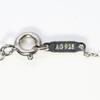 Used TIFFANY&Co. Necklace Return to Double heart Silver925 2.5g Silver TIFFANY & Co. Blue mini