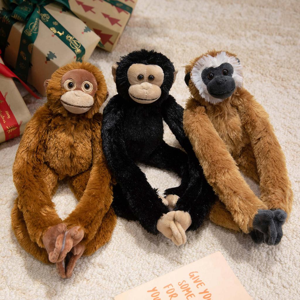 Simulation Long Arms Animal Plush Toy Cute Mom&Baby Gorilla Monkey Chimpanzee Sloth Lemur Doll Hanging Decorations Ornaments