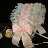 French Maid Headdress Bowknot Lace Headband Ruffle Lace Headpiece Lolitas Lace Bowknot Headwear Hair Accessories Gifts