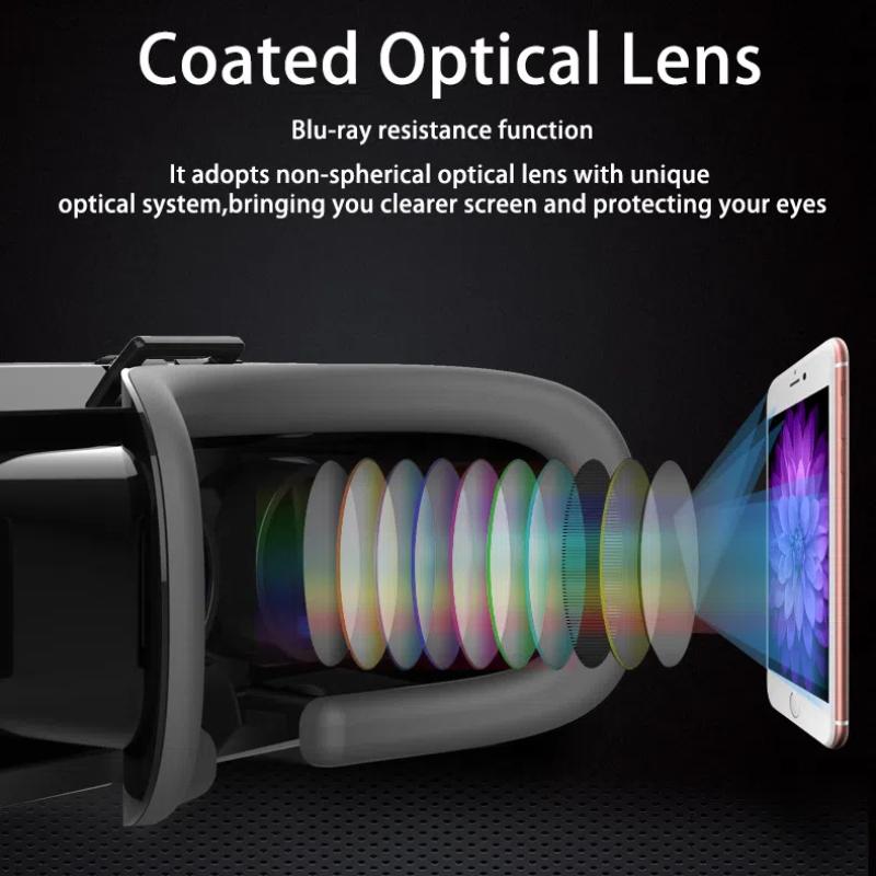 3D VR Gaming Glasses, Head-Mounted Panoramic VR Box, for 4.7-7.0 Inch Smartphones