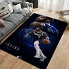 Classic Surreal Fantasy Landscape Area Rug, Non-Slip Washable Throw Carpet for Living Room Bedroom Entryway Home