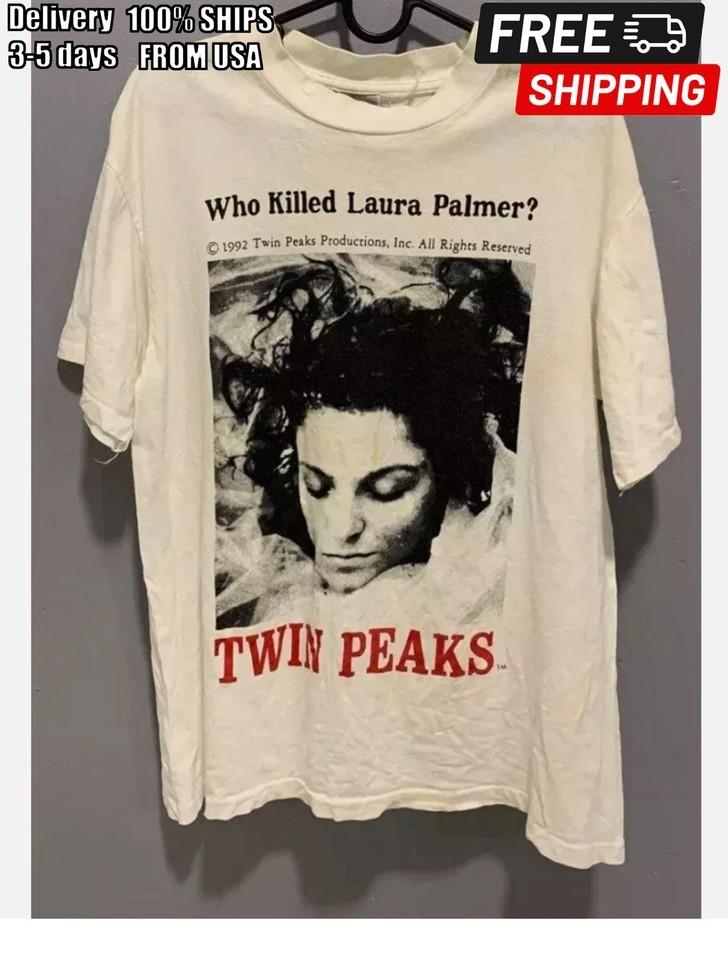 

Twin Peaks Who Killed Laura Palmer T Shirt Full Size S5XL Unisex T-Shirt L