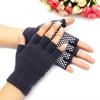 Damen Atmungsaktive Rutschfeste Outdoor Fitnessstudio Sport Yoga Übung Halbfingerhandschuhe