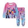 Children's Fashion Suit Skirt Round Neck Long Sleeve Top Pants