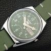 VINTAGE SEIKO 5 AUTOMATIC 6309A REFURBISHED JAPAN MENS GREEN WATCH a441726-1 Sk-a441726
