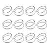 6/12Pcs Golden Napkin Rings Alloy Spiral Design Napkin Holders Buckles Family Dinner Wedding Party Table Decoration