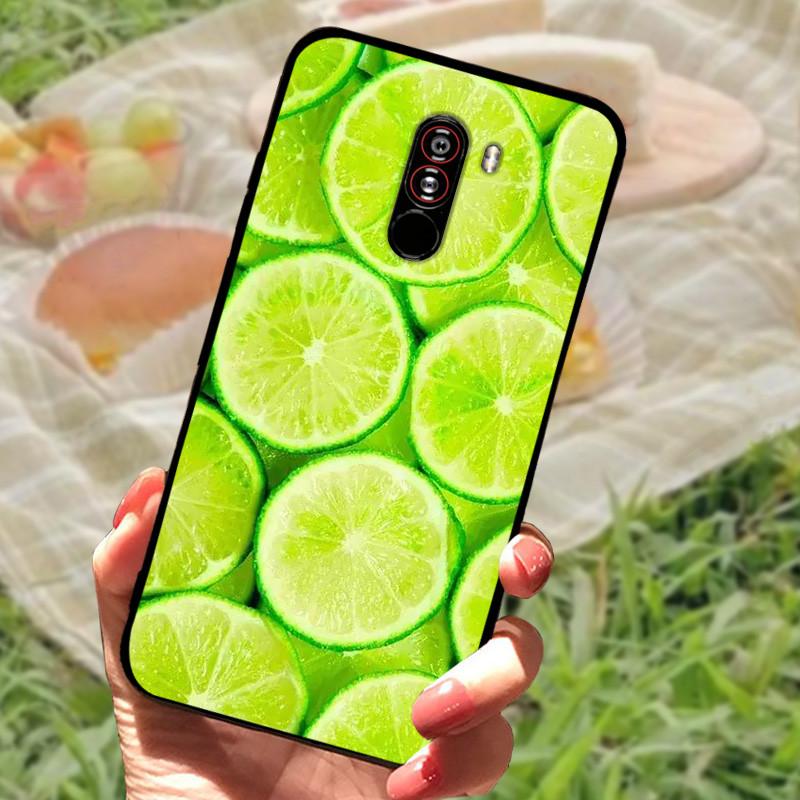 For Xiaomi Mi Pocophone F1 Case Cover PocoF1 Silicone Soft Marble Black Bumper Funda Coque for Xiaomi Poco F1 Poko Protective