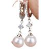 Exquisite Two Wear Zircon Ear Buckles, Fashionable Light Luxury Atmosphere Elegant Women'S Pearl Earrings