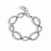 Stainless Steel Geometric Chain Bracelet For Women Summer Fashion Accessory