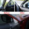 For Mazda CX-8 CX8 2016 2017 2018    Car Sticker Ornament Inner A Column Audio Speak Window Windshield Side Triangle