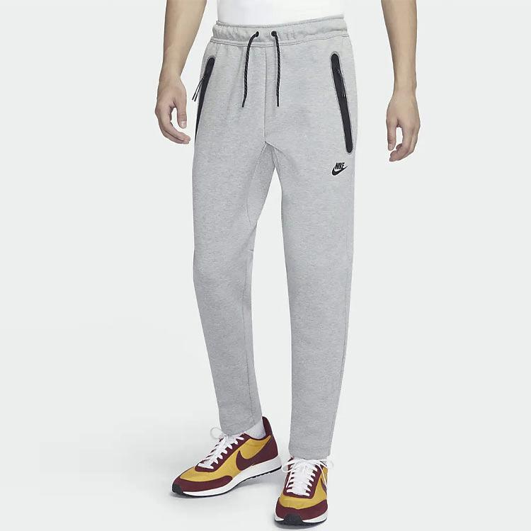 Nike Sportbekleidung Tech Fleece Jogginghose mit Kordelzug Herren Unterteile Dunkelgrau CU4502-063
