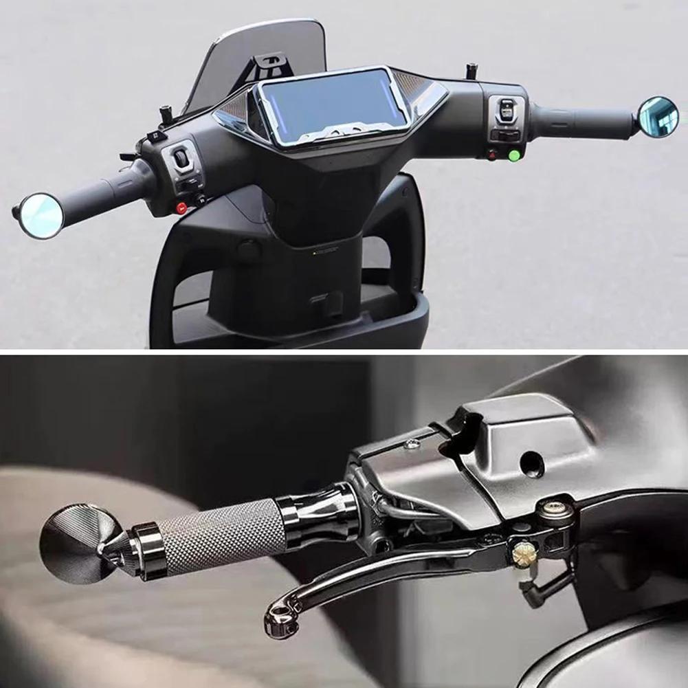 Motocyklové řídítko Zpětné zrcátko Řídítko Prodloužené Zpětné zrcátko Malé zrcátko Mrtvý úhel Široký výhled Bezpečnostní Zrcátko pro odbočování