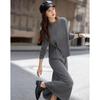 Demana Quiet Luxury Winter Vest & Dress Two-Piece Set