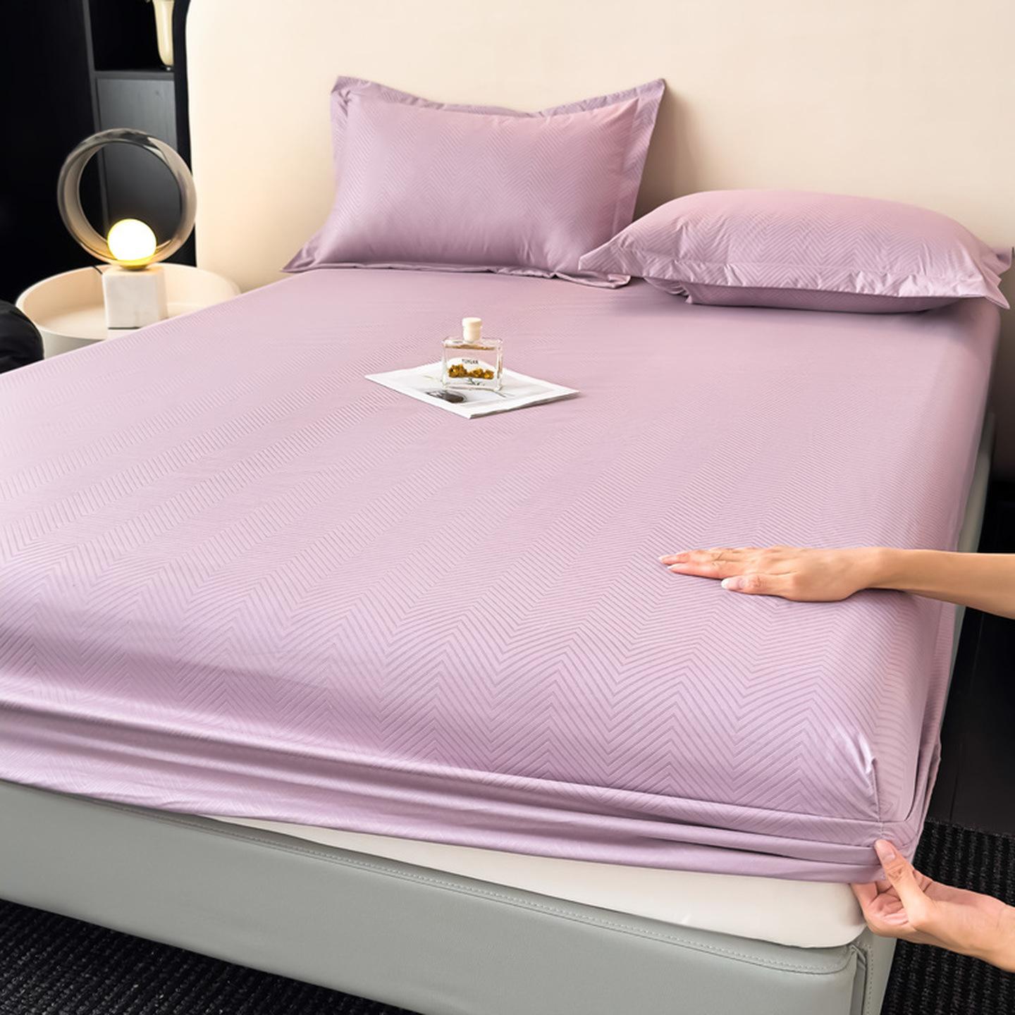 

Однотонная матовая простыня с полной защитой, противоскользящий и пыленепроницаемый защитный чехол, покрывало 90*200+30cm