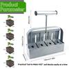 Handheld Seedling 4 Soil Block Maker 2 Inch Soils Blocking Tool Used for Seedling Greenhouse Garden Supplies
