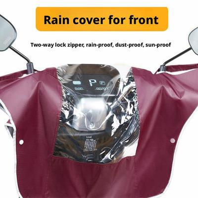 Universal Electric Vehicle Head Rain Cover Handle Wind Waterproof Dust-proof Instrument Control Panel Motorcycle Central Co S1B5