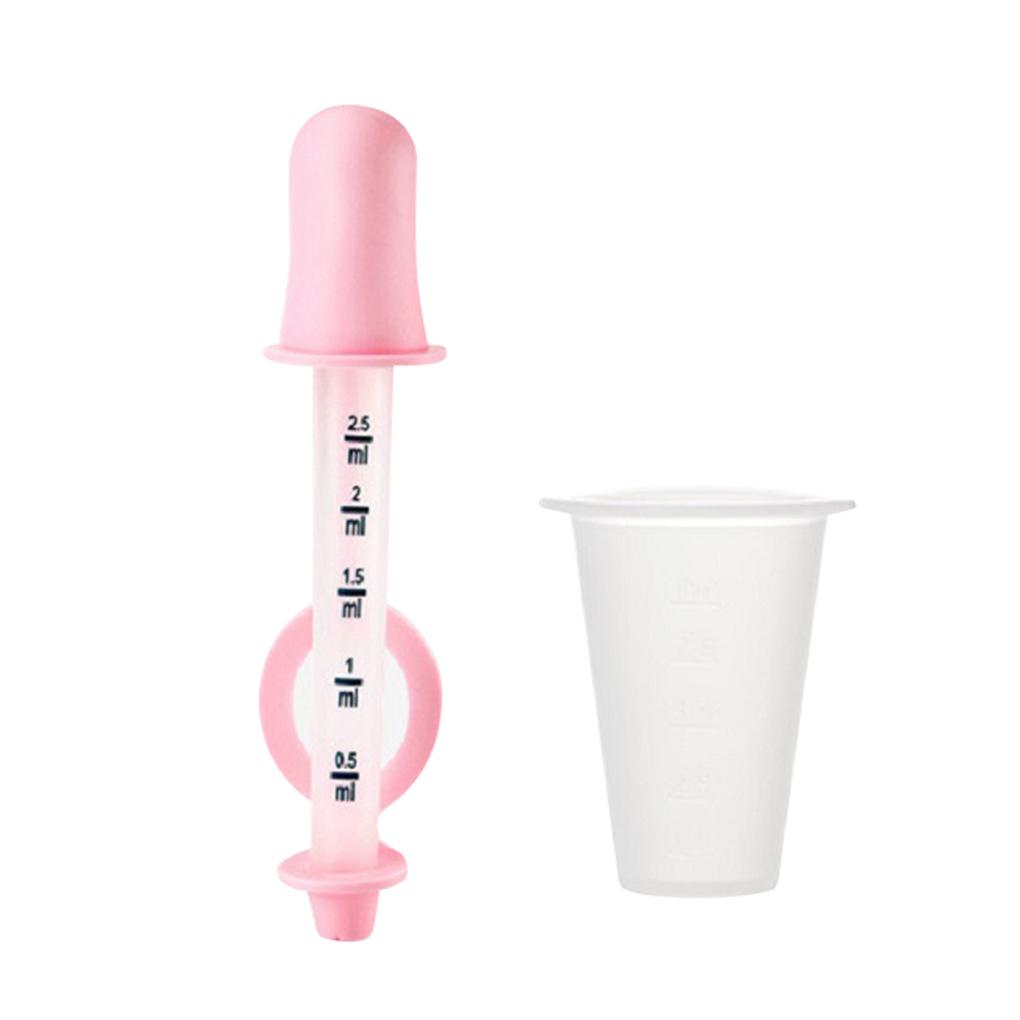 

Baby kids Feeding Utensils Baby Pill Dispenser Dropper Storage Cup Set Infant Feeding Pipette