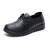 Spring Autumn Fashion Women's Shoes Woman Genuine Leather Wedge Casual Single Shoes Soft Sole Comfortable Mother's Flat Shoes