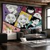 Arazzo da Parete Spy Family Appeso Estetico alla Parete Coperta in Tessuto Stampato Arazzi Decorativi per Camera da Letto Soggiorno Arredamento Casa