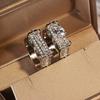 Sace Gems Set Creativo 1 Pezzo Anello in Lega di Rame Zircone Gioielli da Donna Promessa di Matrimonio Festa Regalo